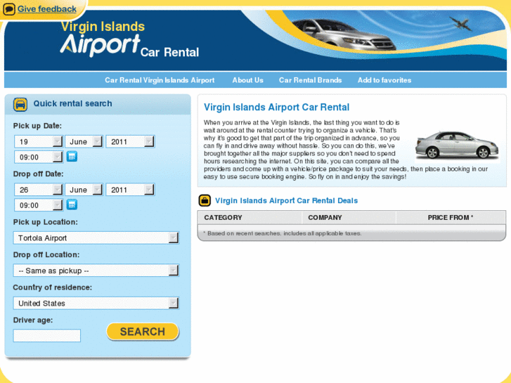 www.virginislandsairportcarrental.com