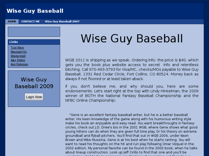 www.wiseguybaseball.com