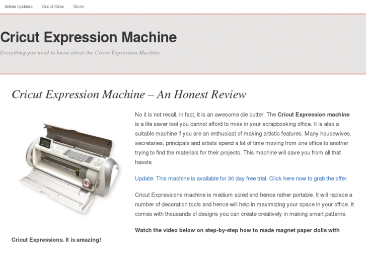 www.cricut-expression-machine.org