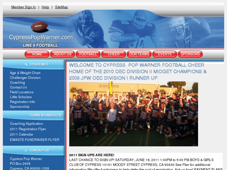 www.cypresspopwarner.com