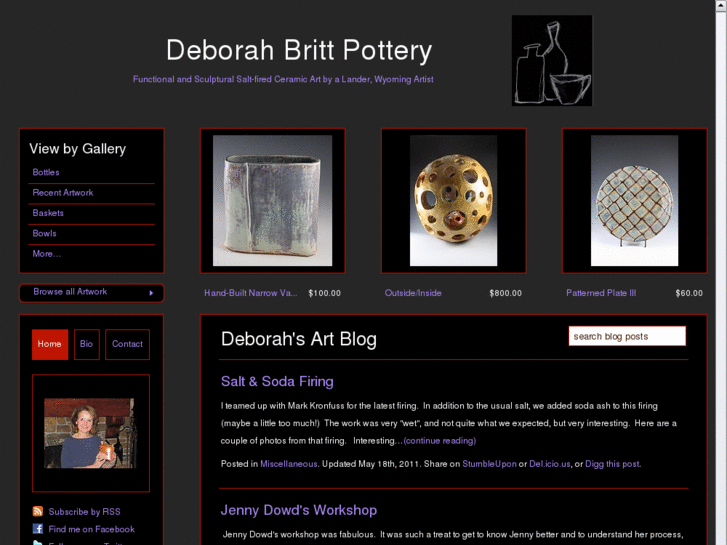 www.deborahbrittpottery.com