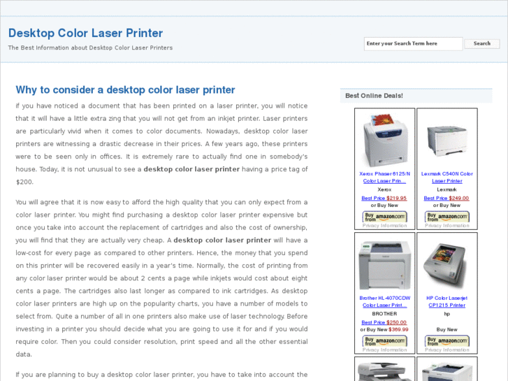 www.desktopcolorlaserprinter.net