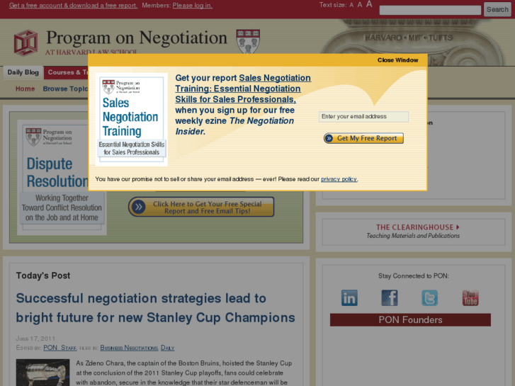 www.harvardnegotiation.com