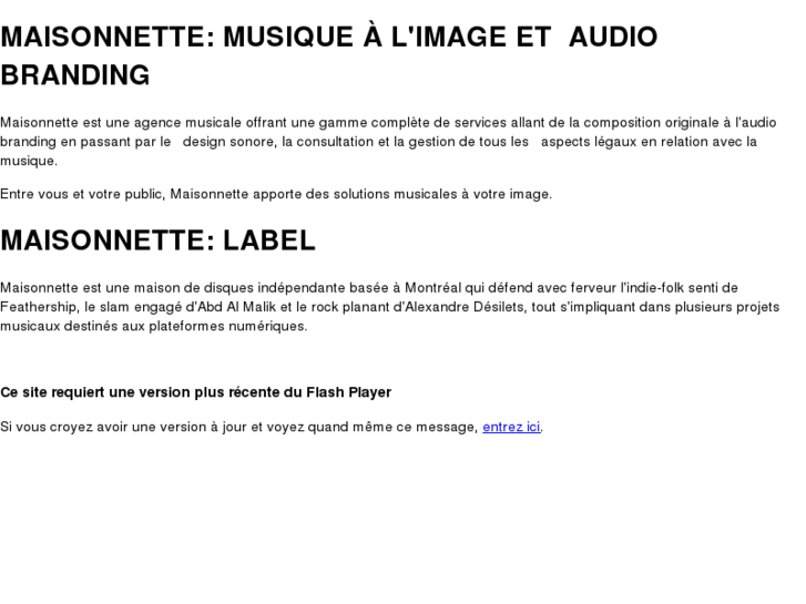 www.maisonnettemusic.com