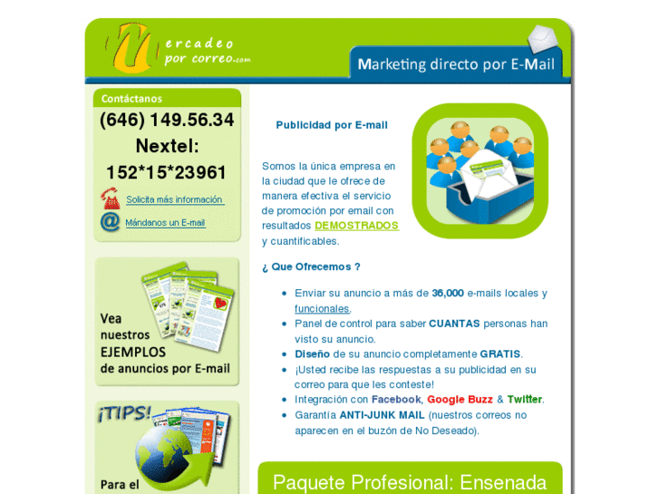 www.mercadeoporcorreo.com