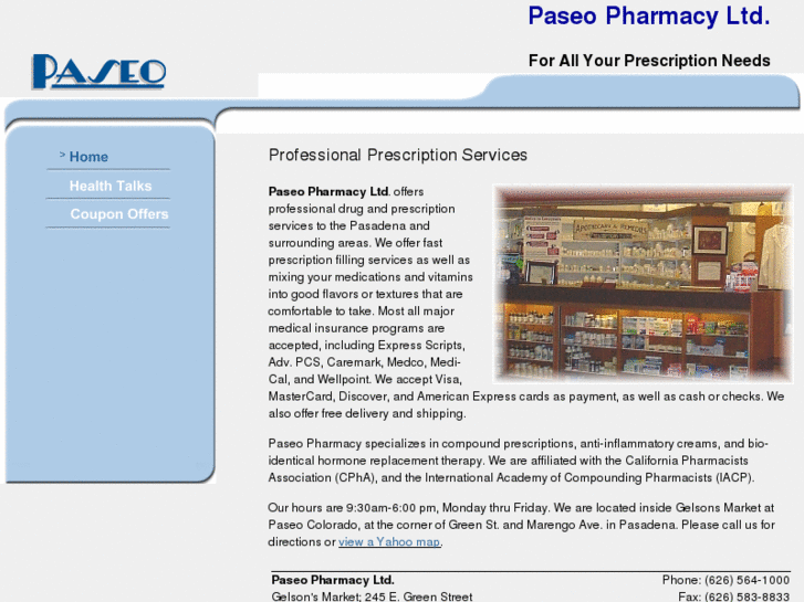 www.paseopharmacyltd.com