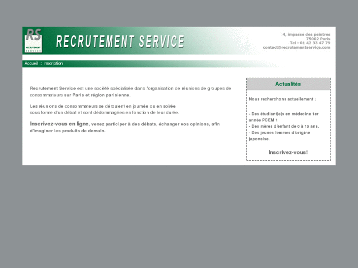 www.recrutementservice.com