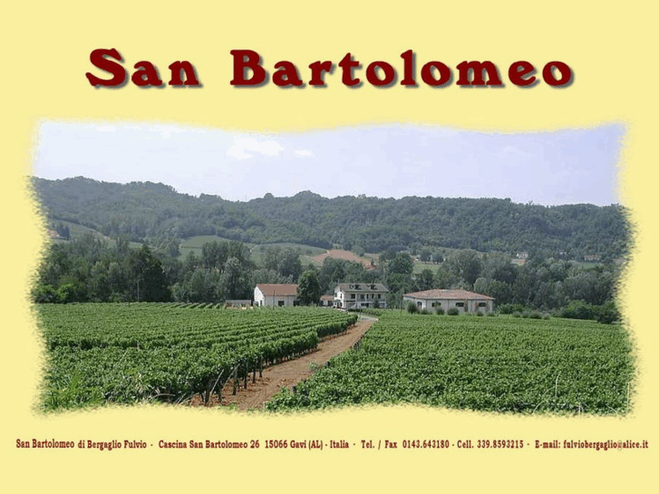 www.sanbartolomeo-gavi.com