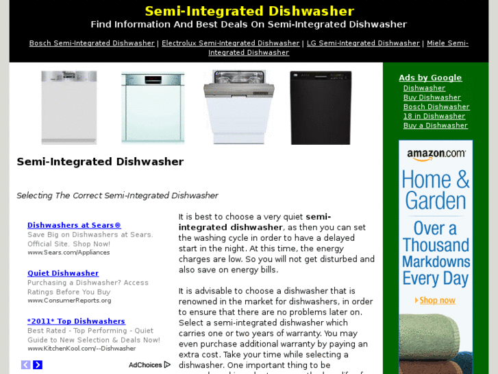 www.semiintegrateddishwasher.org