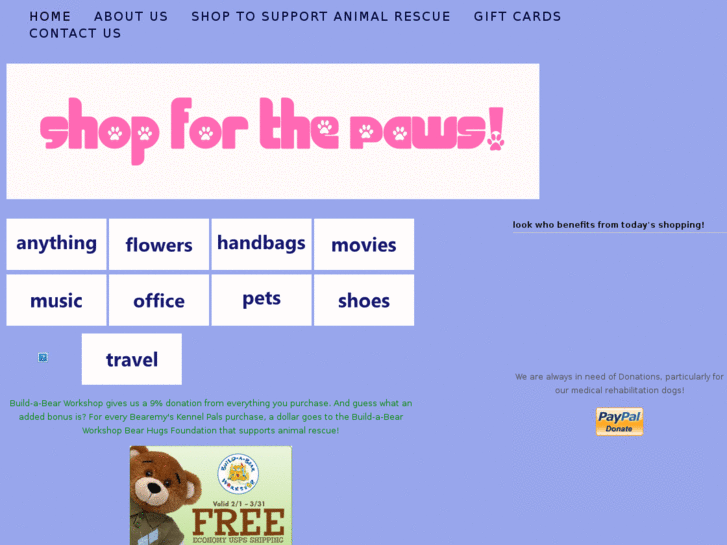 www.shopforthepaws.com