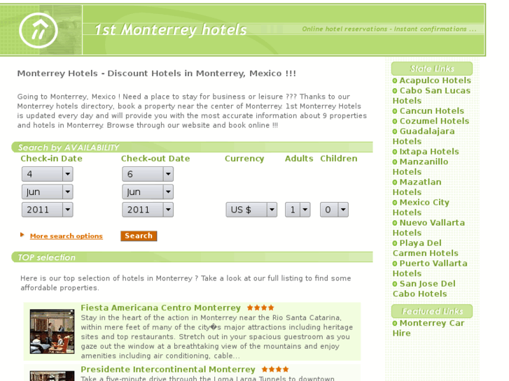 www.1stmonterreyhotels.com