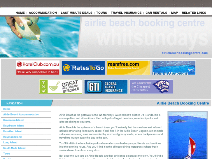 www.airliebeachbookingcentre.com