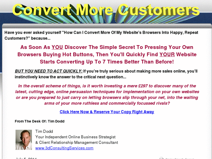 www.convertmorecustomers.com