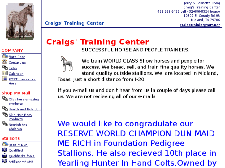 www.craigstraining.com