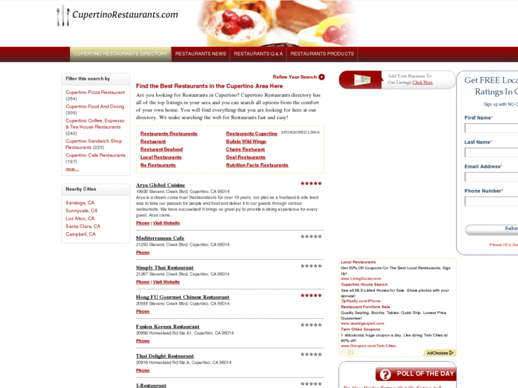 www.cupertinorestaurants.com