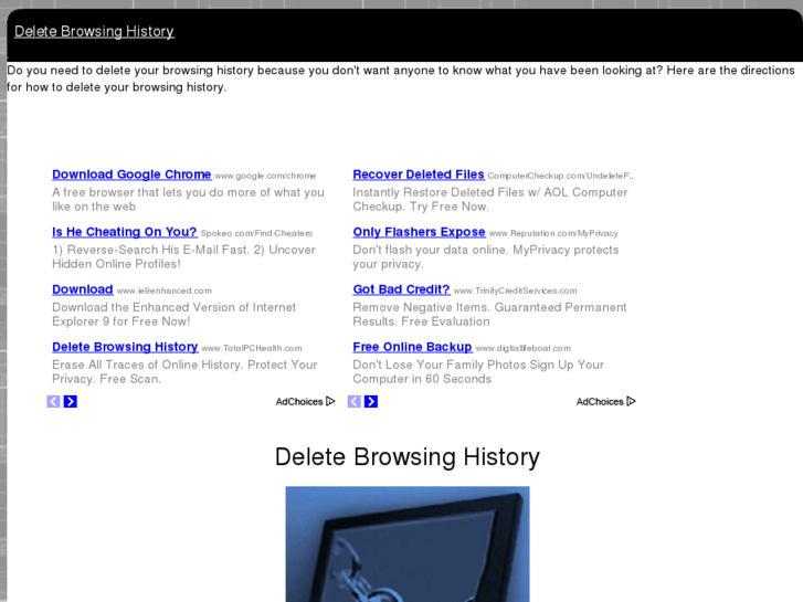 www.deletebrowsinghistory.com