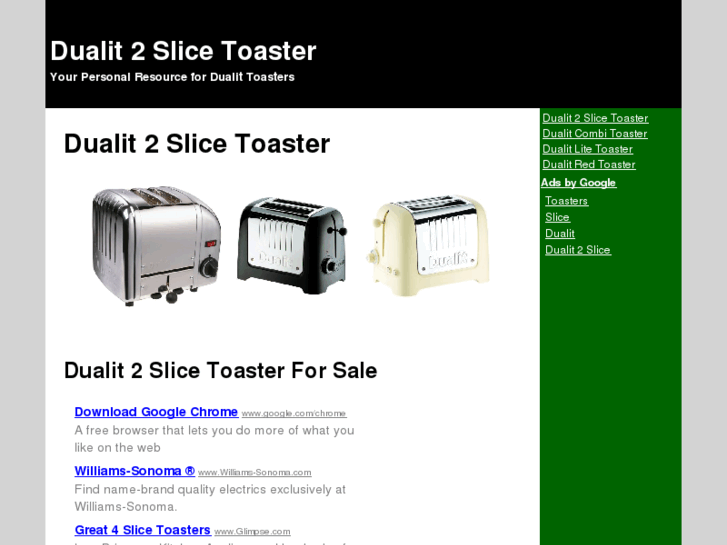 www.dualit2slicetoaster.org