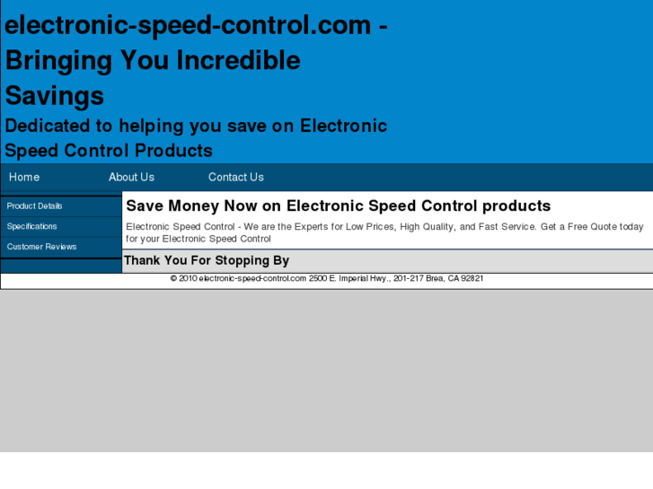 www.electronic-speed-control.com