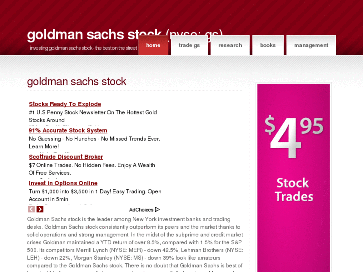 www.goldmansachsstock.com