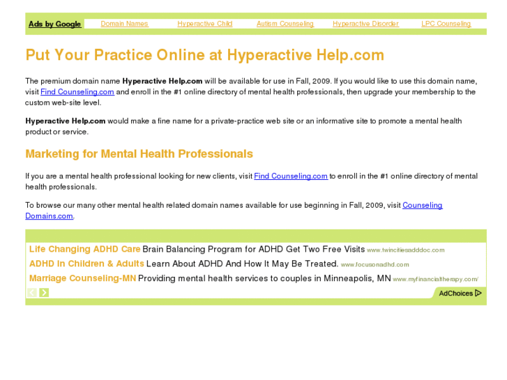 www.hyperactivehelp.com