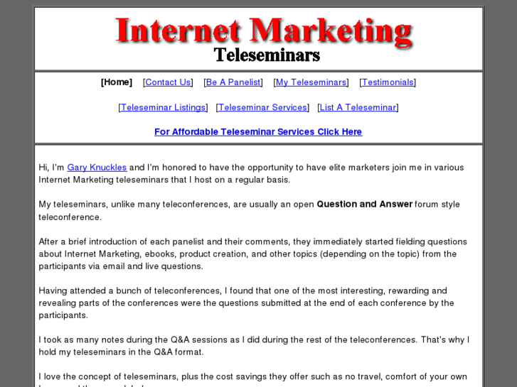 www.internet-marketing-teleseminars.com