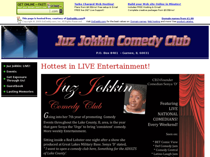 www.juzjokkincomedyclub.com