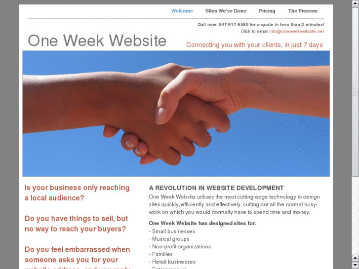 www.oneweekwebsite.net