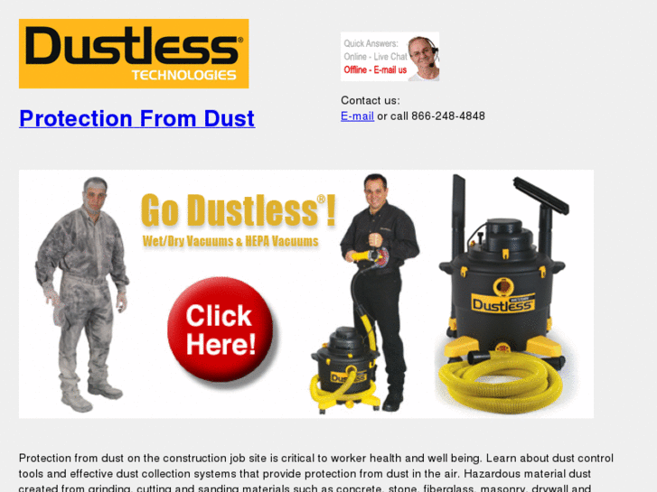 www.protectionfromdust.com