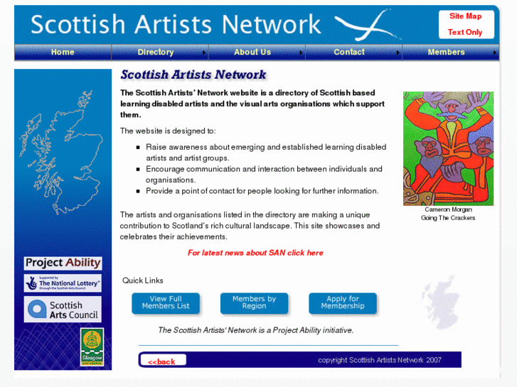 www.scottishartistsnetwork.com