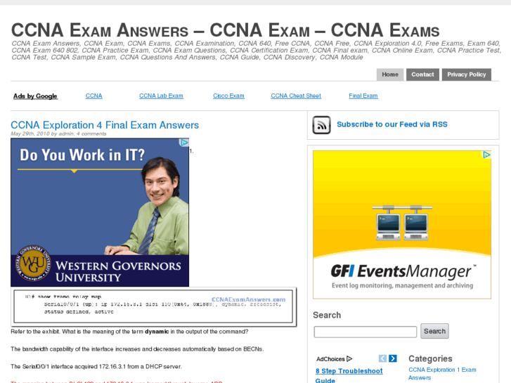 www.ccnaexamanswers.com