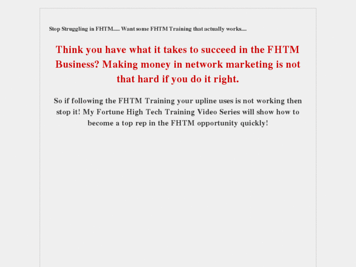 www.fhtmsuccesssecrets.com