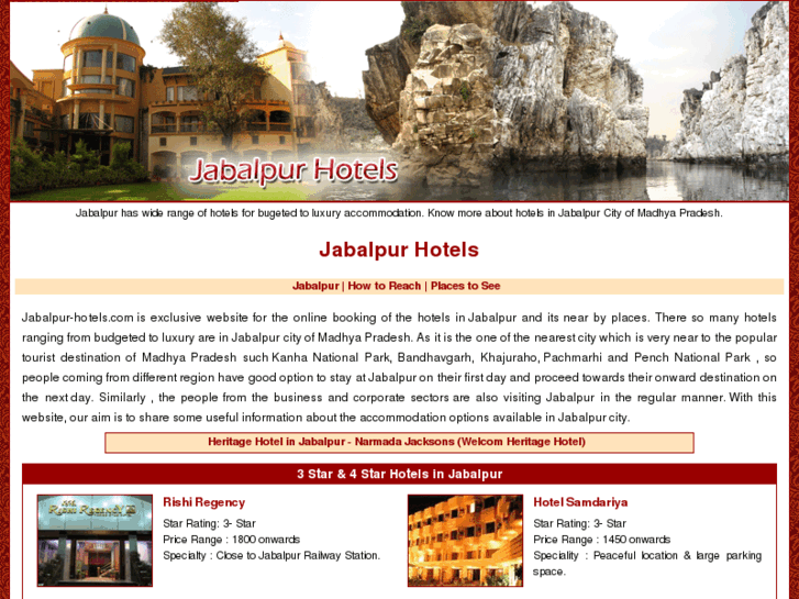 www.jabalpur-hotels.com