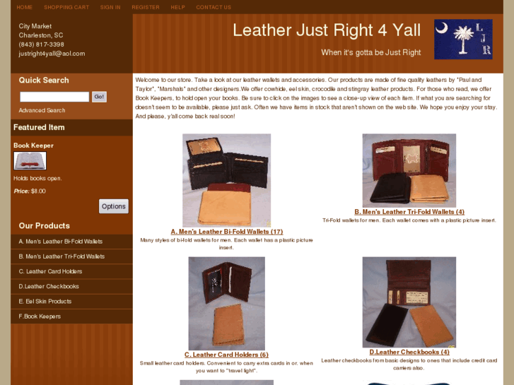 www.leatherjustright4yall.com