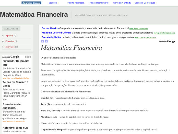 www.matematicafinanceira.net