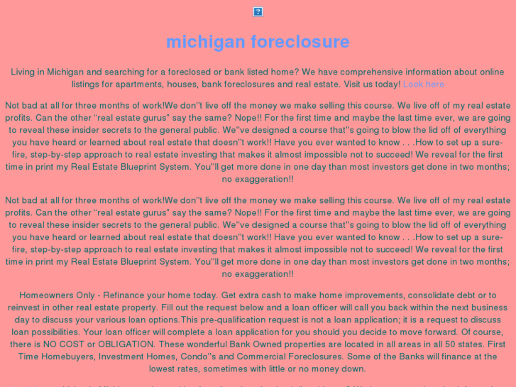 www.michigan-foreclosure.net