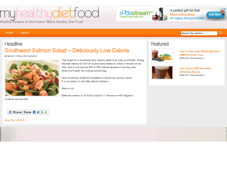 www.myhealthydietfood.com