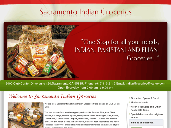 www.sacramentoindiangroceries.com