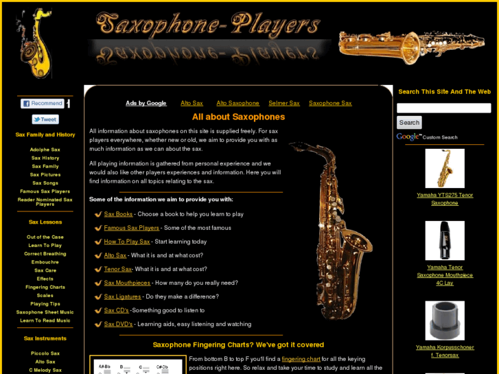 www.saxophone-players.com