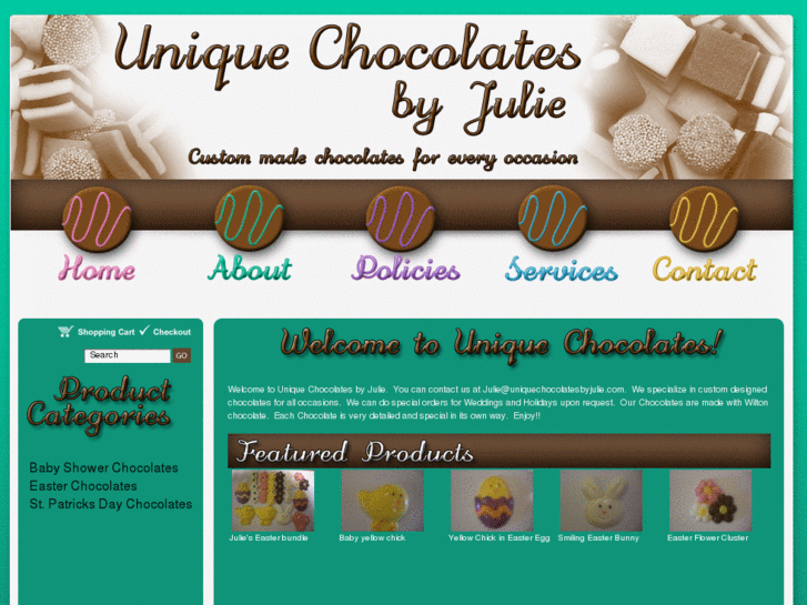 www.uniquechocolatesbyjulie.com