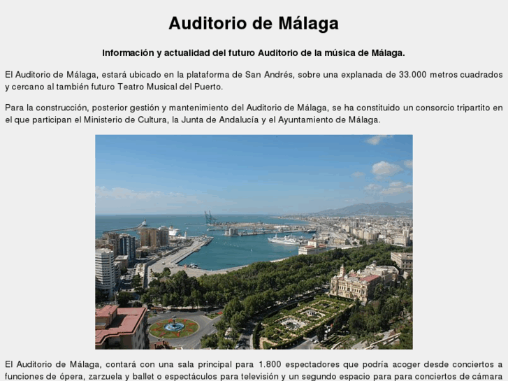 www.auditoriodemalaga.es