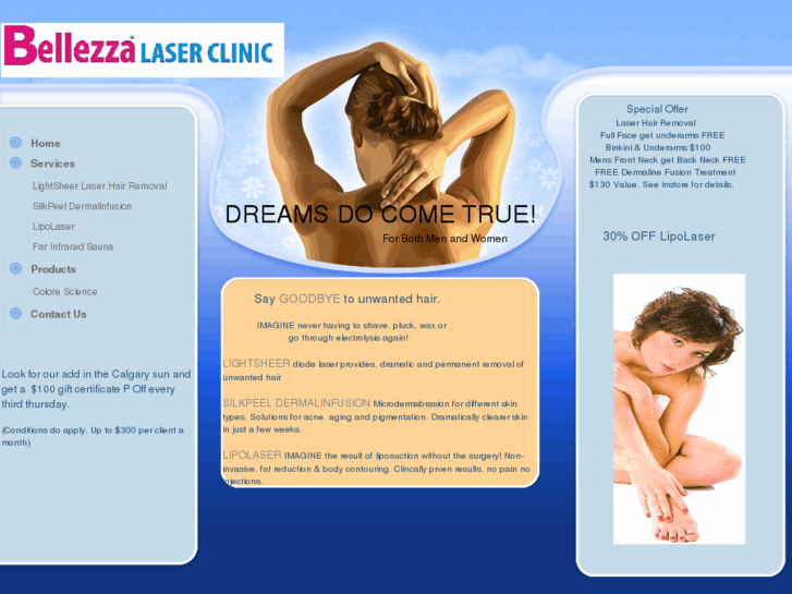 www.bellezzalaserclinic.com