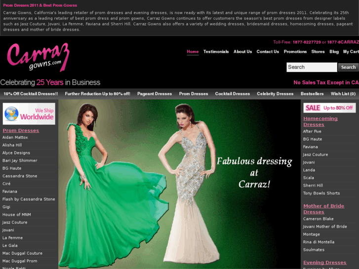 www.carrazgowns.com