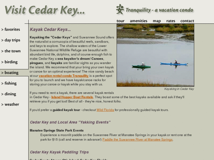 www.cedarkeykayak.com