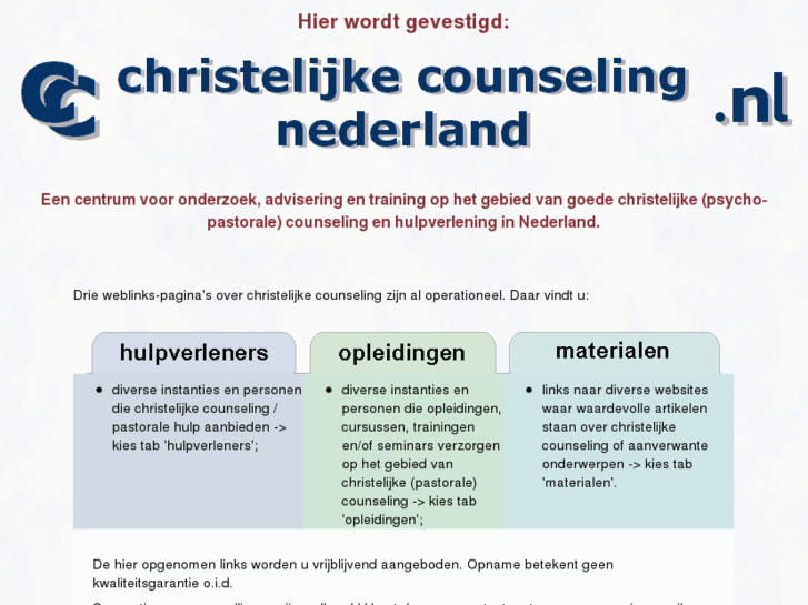 www.christelijkecounseling.nl