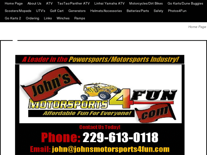 www.johnsmotorsports4fun.com