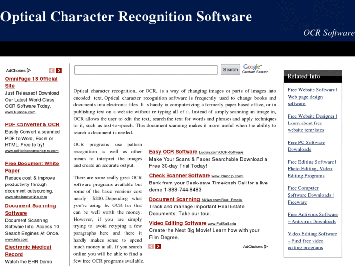 www.opticalcharacterrecognitionsoftware.net