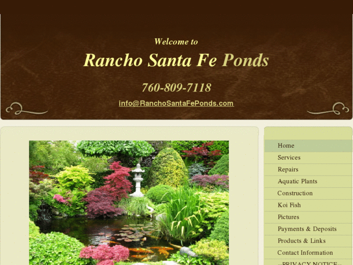 www.ranchosantafeponds.com