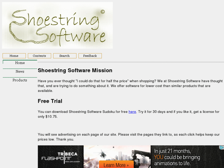 www.shoestringsoftware.com