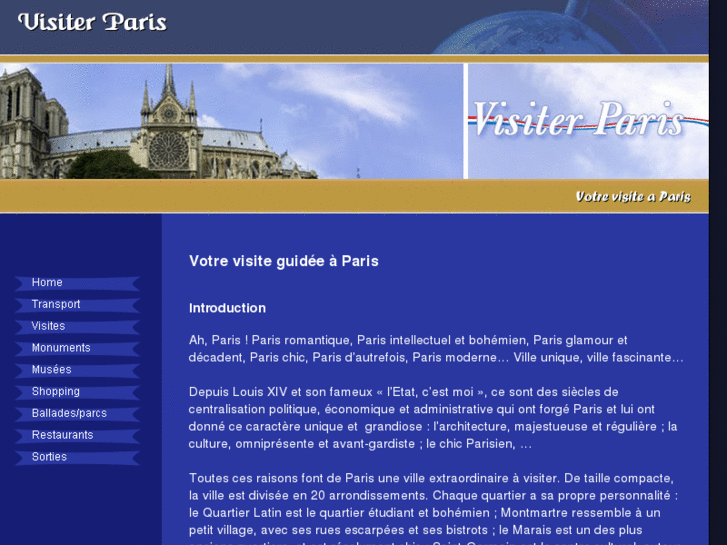 www.visiterparis.info