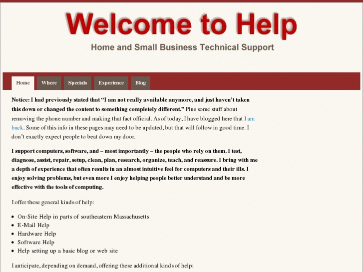 www.welcometohelp.com